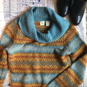 Anthropologie {Monogram} Wool Blend Cowl Sweater